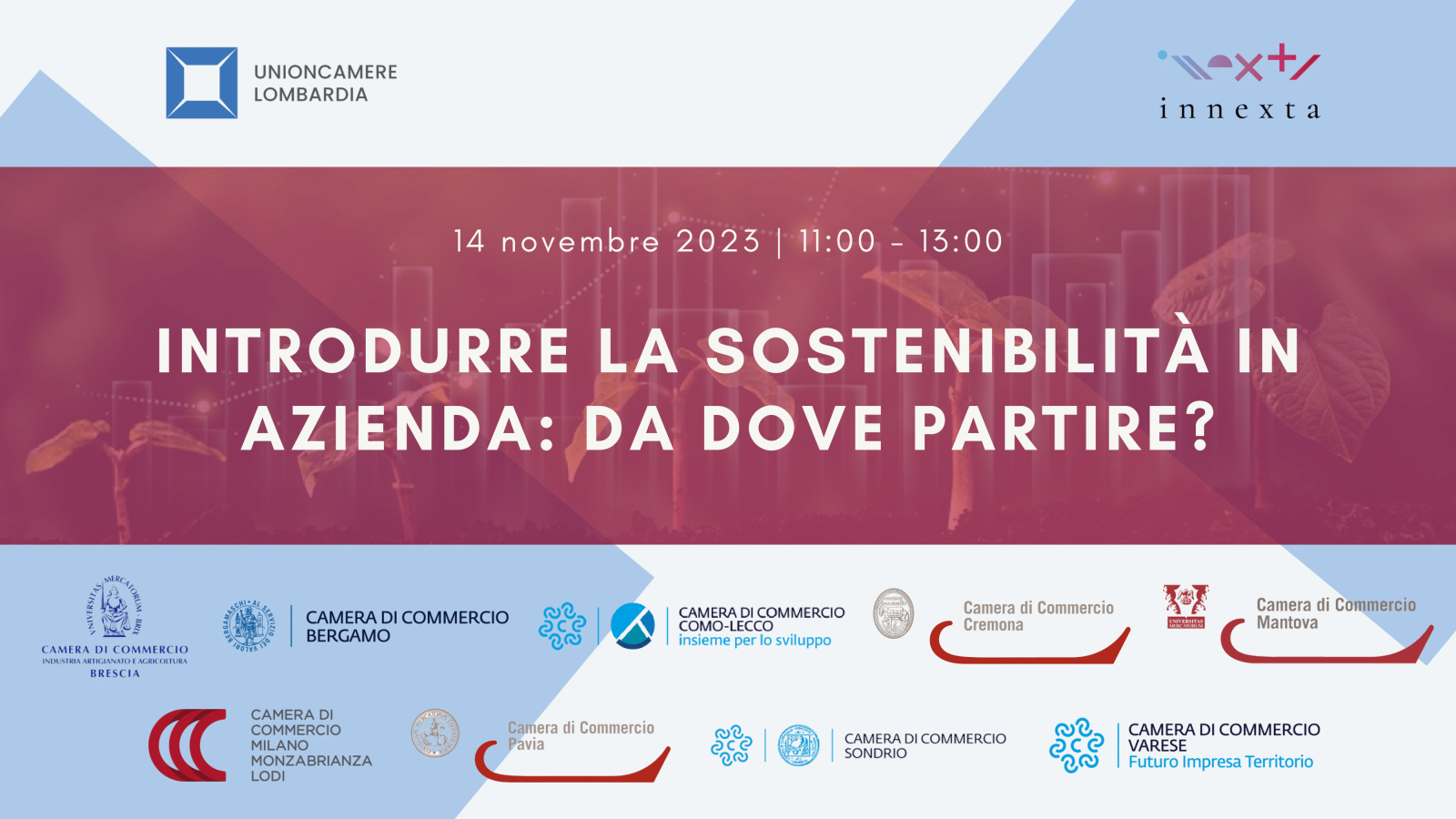 save the date webinar "introdurre la sostenibilità in azienda"